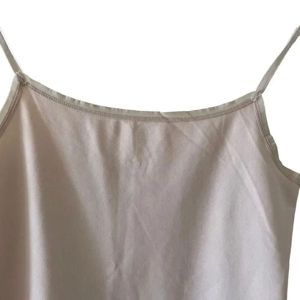 Ann Taylor Tan Solid Basic Undershirt Lightweight… - image 5